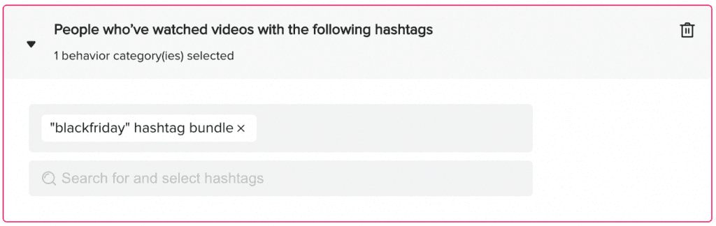 TikTok Hashtag Targeting