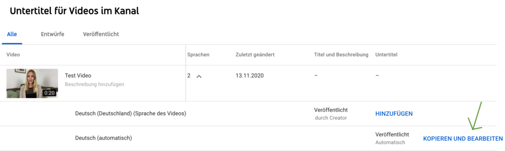 Untertitel Tutorial