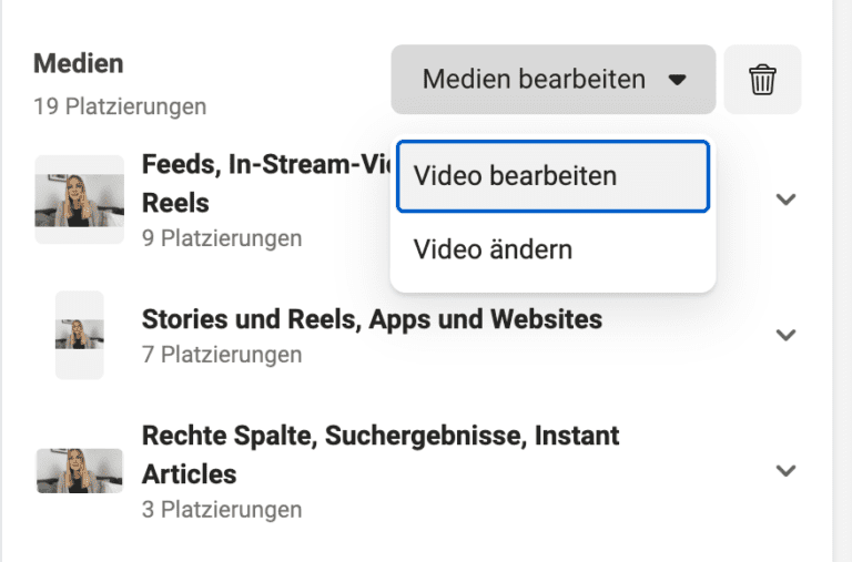 Untertitel Werbeanzeigenmanager hinzufügen